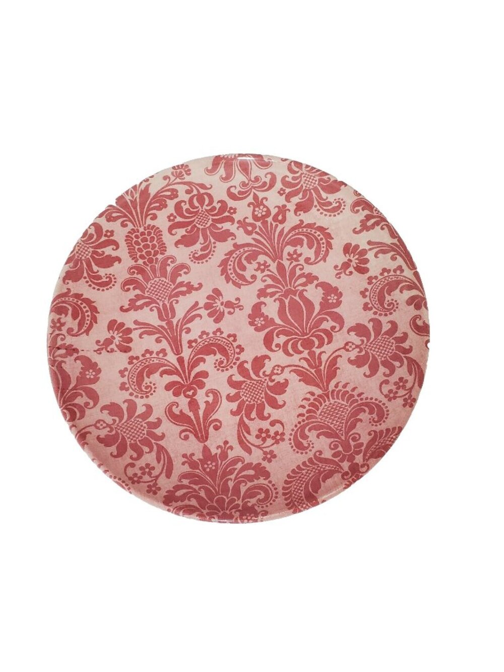 Royal Stafford  Pink Paisley/Baroque Fine Earthenware 11" Dinner Plates Set of 2